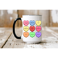candy hearts mug